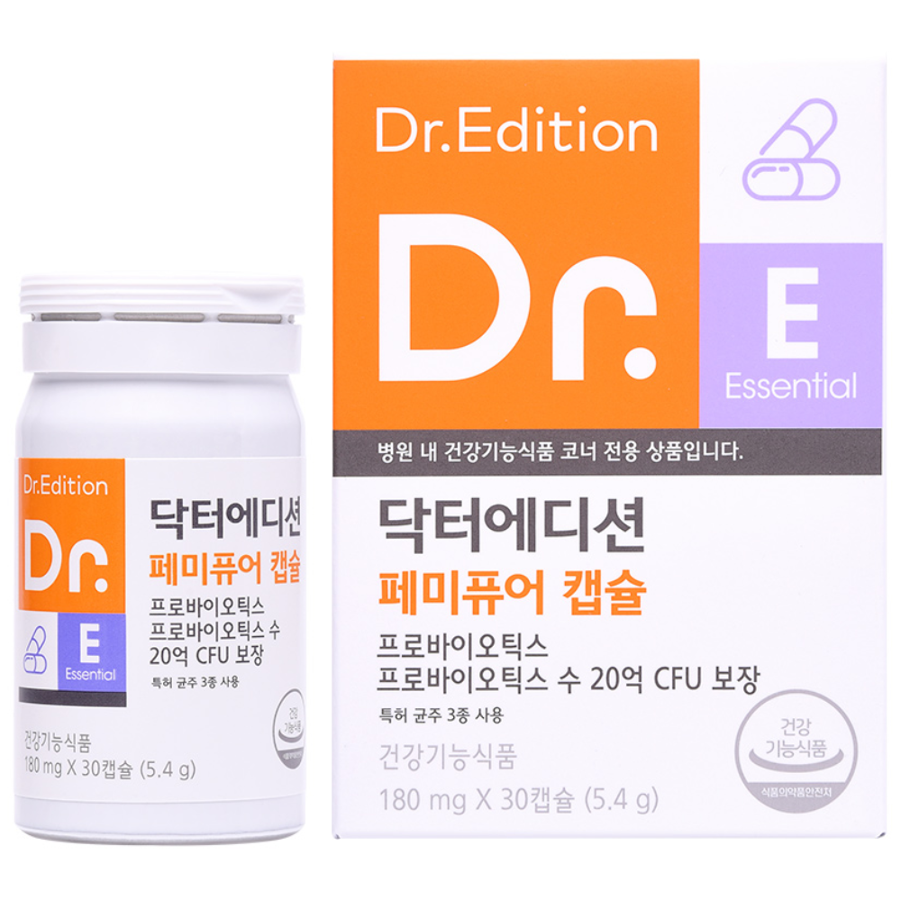 에프앤디넷 닥터에디션 페미퓨어 캡슐 180mg 30캡슐 (3개)_이미지