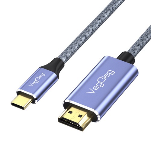VegGieg USB3.1 10Gbps C to HDMI 케이블 Z-625 (2m)_이미지