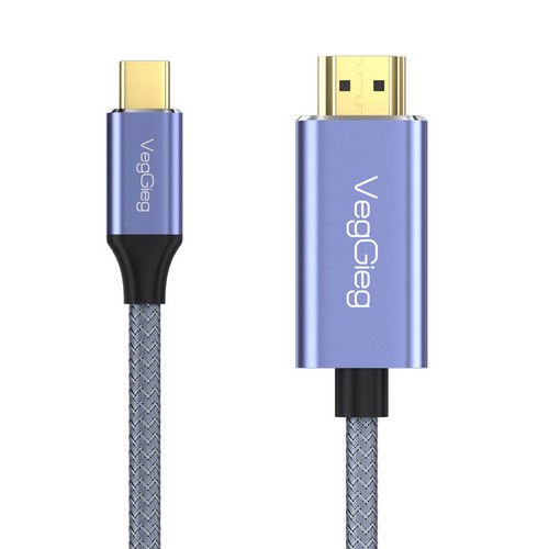 VegGieg USB3.1 10Gbps C to HDMI 케이블 Z-625 (2m)_이미지