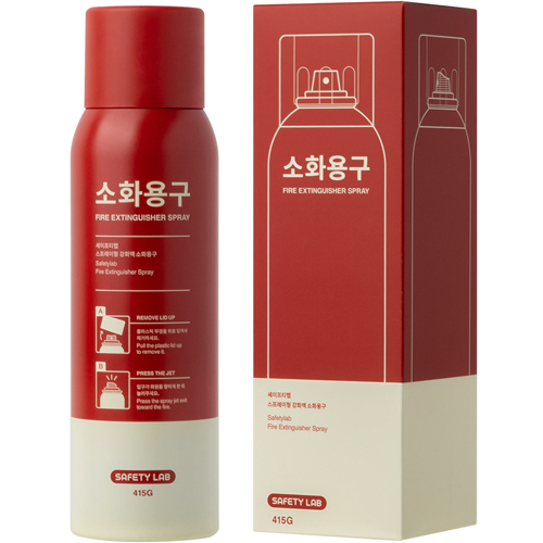 세이프티랩 스프레이형 강화액 소화기 차량용 415g