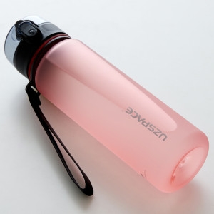 UZSPACE 트라이탄 물병 벨벳 보틀 핑크 1000ml_이미지