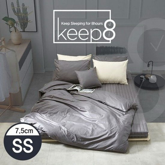 신우팜앤라텍스 킵에잇 천연라텍스 매트리스 SS+겉커버 (7.5cm)