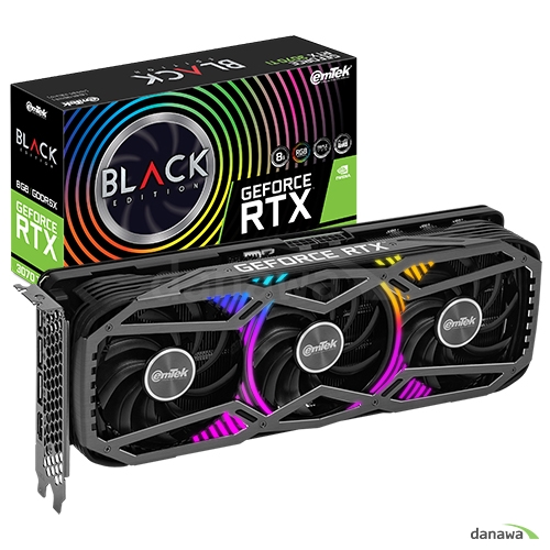이엠텍 지포스 RTX 3070 Ti BLACK EDITION D6X 8GB