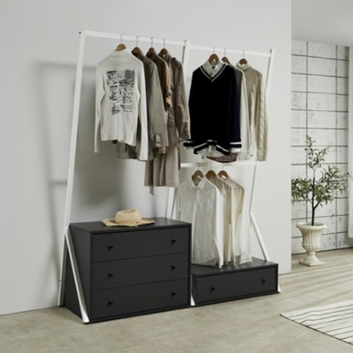 아름이와다움이 스렌티 2100 스틸 3단600+1단800 서랍 행거