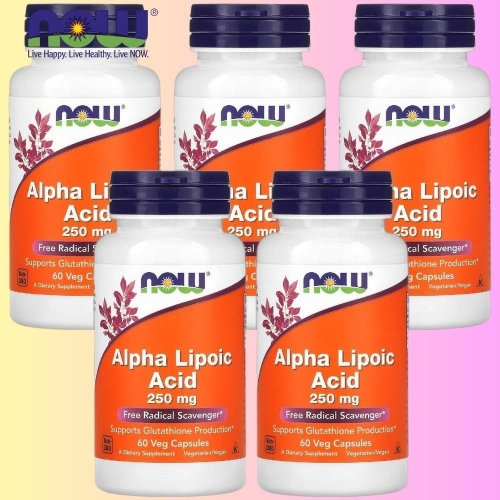 나우푸드 알파리포산 250mg 60캡슐 (5개)