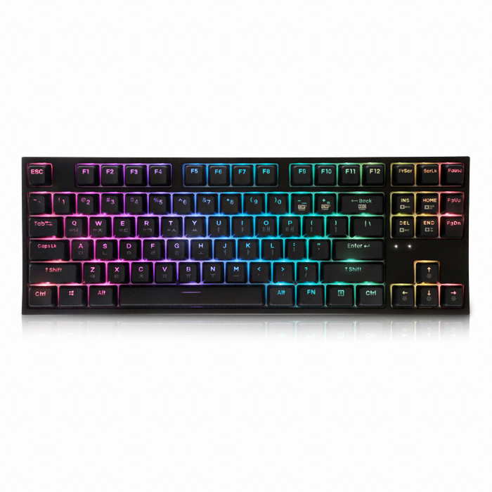COX 모나크 교체축 RGB 한영 이중사출 PBT 체리 키보드 (청축)_이미지