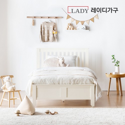레이디가구 스칸딕 데일리 원목 침대 SS (27cm필로우탑포켓)_이미지