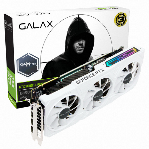 갤럭시 GALAX 지포스 RTX 2080 SUPER EX Gamer OC D6 8GB_이미지
