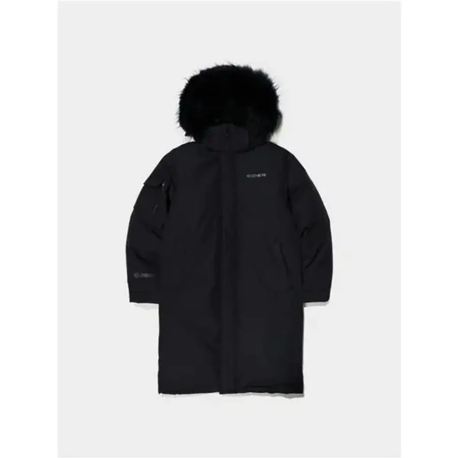 아이더 FW 찬스 윈드스토퍼 캐시미어 코트 롱 다운 자켓 2col DMW24559 815647 XL 105 Z1 블랙_이미지