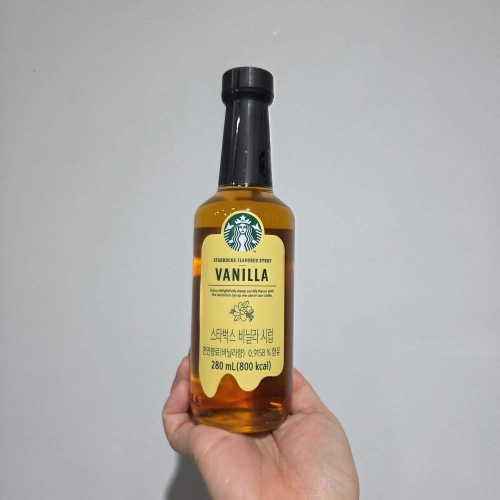 스타벅스 바닐라 시럽 280ml (1개)_이미지