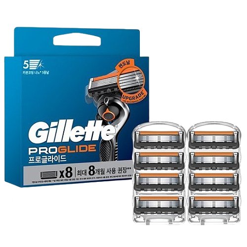 질레트 2024 프로글라이드 매뉴얼 면도날 (24개)