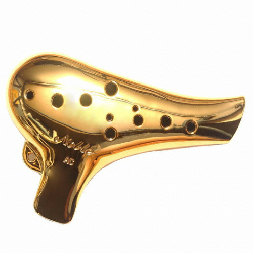 노블 플라스틱 오카리나 알토 C 골드