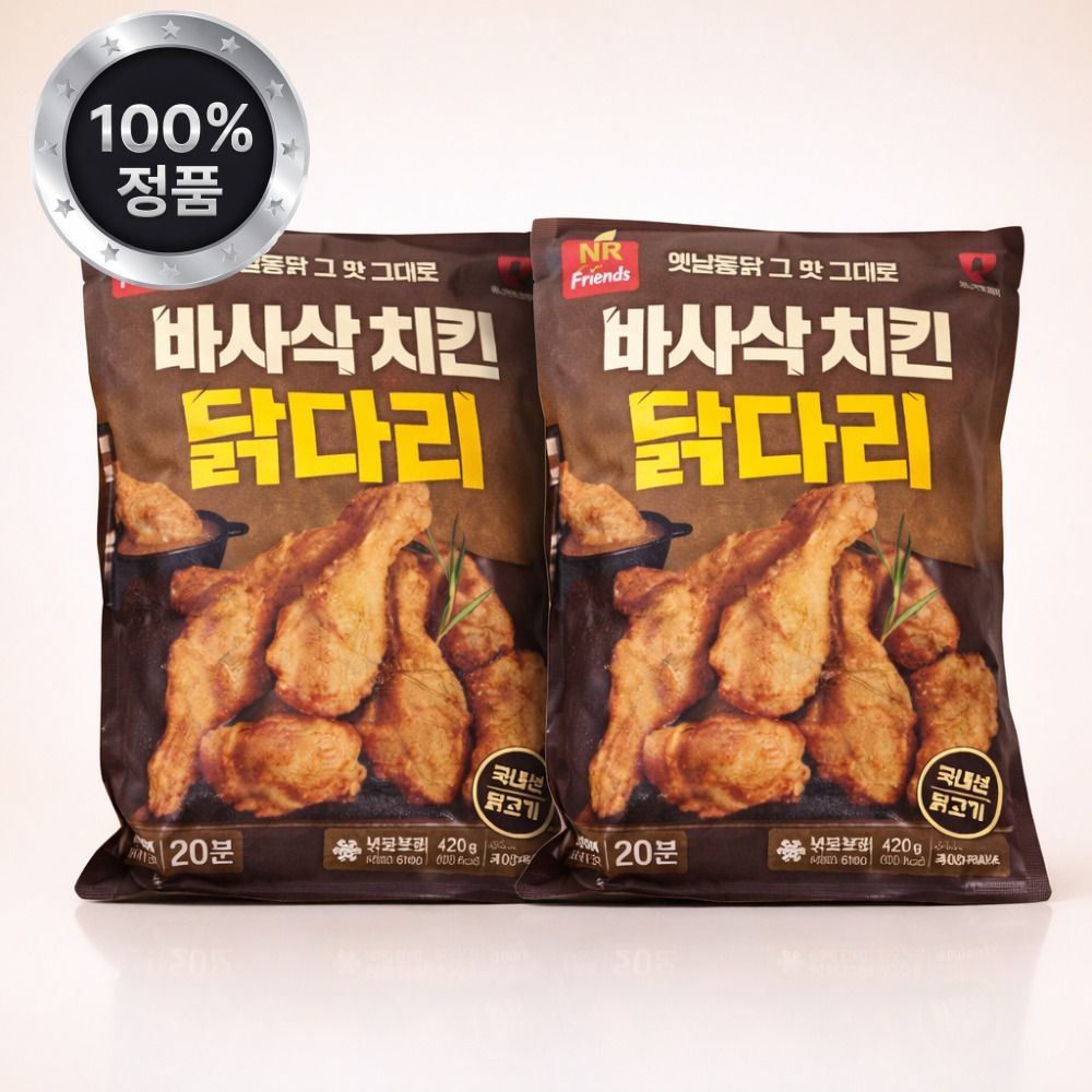 마니커 바사삭 치킨 닭다리 420g (2개)_이미지