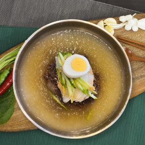 옥천식품 옥천 10인분 set 칡냉면 2kgx1+할매육수 350gx10팩