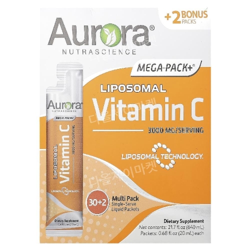 오로라 리포조말 비타민C 3000mg 32포 (1개)