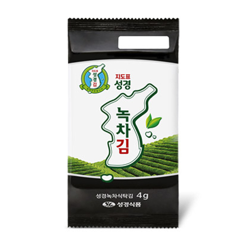 성경식품 지도표성경김 녹차김 4g (108개)_이미지
