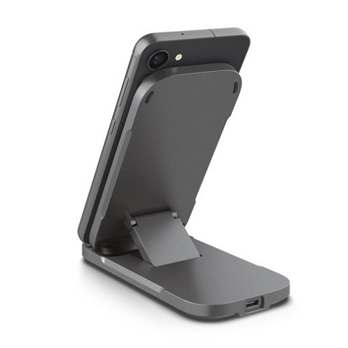 슈피겐 15W 접이식 무선충전기 스탠드 PF2201_이미지