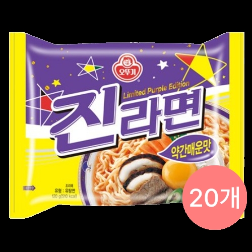 오뚜기 진라면 약간매운맛 120g (10개)_이미지