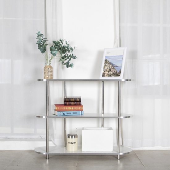 아크 미드센추리 모던 3단 선반장 1000