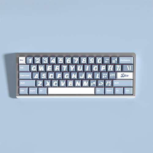 SPM Soulcat 고함량 PBT 염료승화 영문 키캡 154키 Dice_이미지
