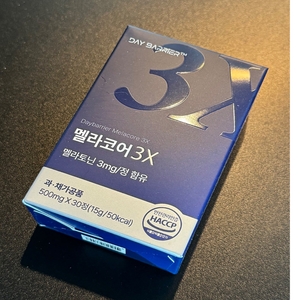 데이배리어 멜라코어 3X 500mg 30정 (1개)