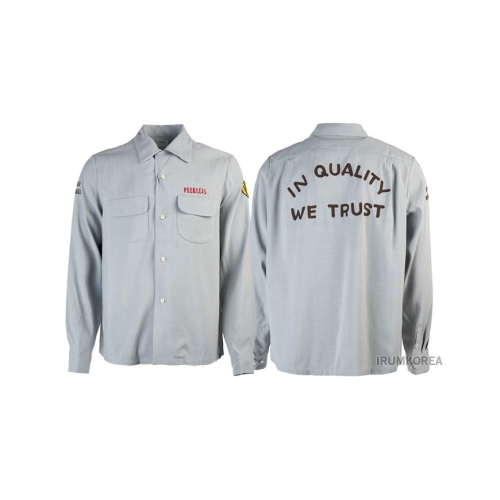 비즈빔 남성 키시 롱셔츠 0124105011015 GREY_이미지