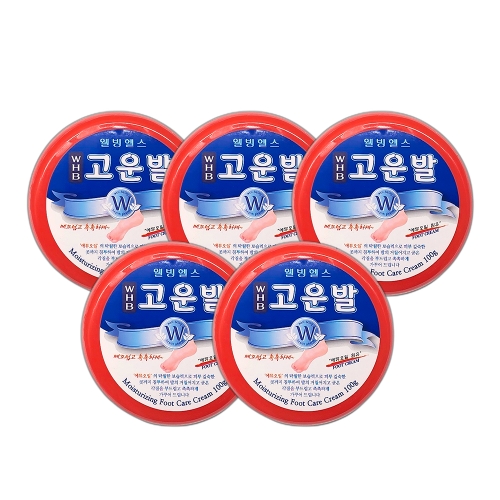 바이오메디코스 웰빙헬스 WHB 고운발 풋크림 100g (5개)_이미지