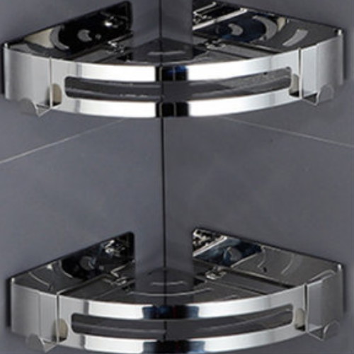 엠케이리빙 스테인리스 304 코너 욕실선반 고급형_이미지