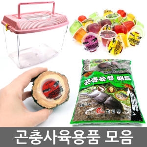 팜파크 곤충젤리 채집통 곤충톱밥 /장수풍뎅이/사슴벌레/곤충