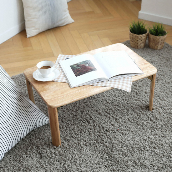 아이엘컴퍼니 순수원목 좌식 접이식 테이블 (60x40cm)