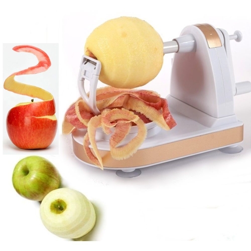 반자동사과껍질깎기 화이트 과일깎는기계