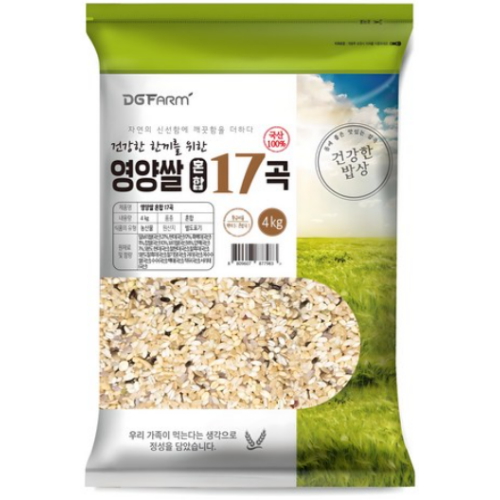 대구농산 영양쌀 혼합 17곡 4kg (1개)