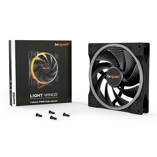 be quiet LIGHT WINGS PWM high-speed 140mm (1팩)_이미지