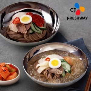 CJ프레시웨이 이츠웰 평양냉면 10인분 / 면 10팩 + 육수 5팩 + 비빔장 5팩 22812931