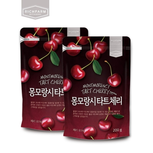 리치팜너트 몽모랑시 타트체리 2개 200g