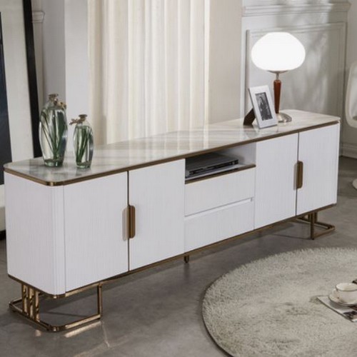 파로마 디에나 로즈골드 세라믹 높은 거실장 2000