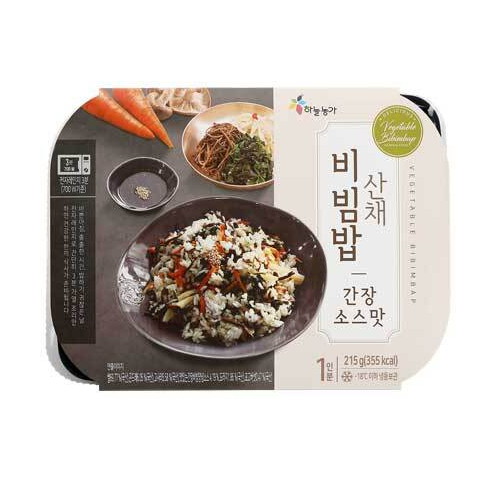 하늘농가 산채 비빔밥 간장 소스맛 215g (5개)_이미지