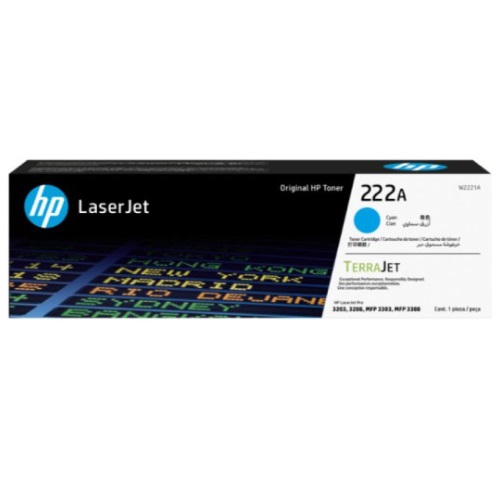 HP 정품 222A (W2221A) 파랑_이미지