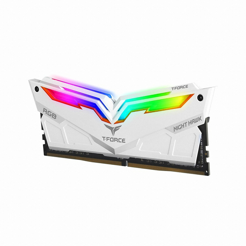TeamGroup T-Force DDR4-2400 CL15 Night Hawk RGB 화이트 (8GB)_이미지