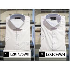 란체티 남성 화이트 일반핏 /슬림핏 반소매 와이셔츠 LZRTC76/75WH 2종