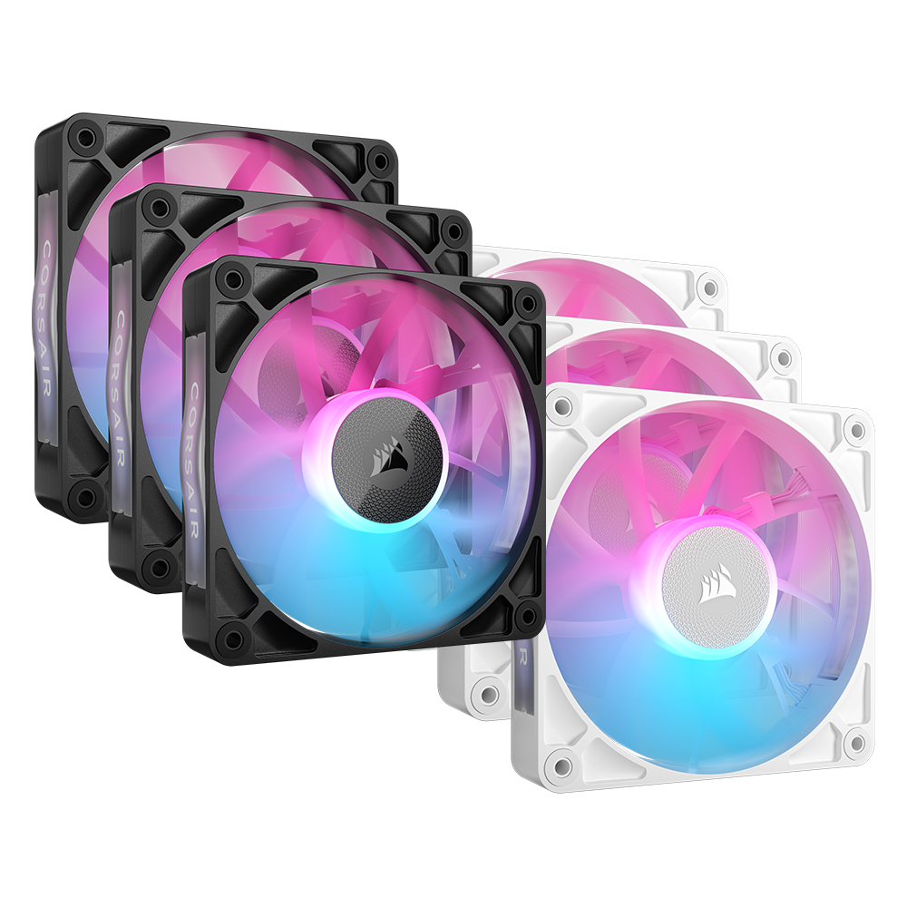 CORSAIR iCUE LINK RX120 RGB STARTER KIT (블랙)