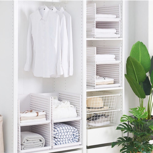  용호 슬라이딩 옷장정리 수납 트레이 옷정리함 A.낮은형