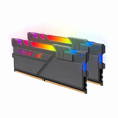 GeIL DDR4-3200 CL16 EVO X II AMD Gray RGB 패키지 (16GB(8Gx2))_이미지