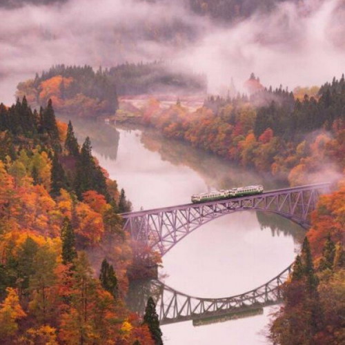 마이월플레이즈 뮤럴 풍경디자인 벽지 가을의 다다미라인 (1장, 180cm x 1.3m)_이미지