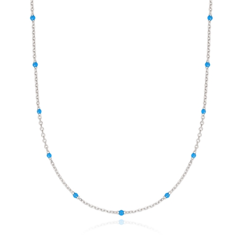 에폭 실버 터키석 목걸이 TNSSVW4130-BL 463694