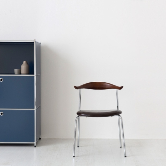 마켓비 RAMIRA 라운드형 HPL 식탁 1200 (MULSO의자4개)_이미지