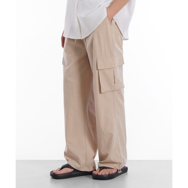 ltgt GLW 와이드 썸머 카고 조거 팬츠 베이지 22SPGP27BE 182384