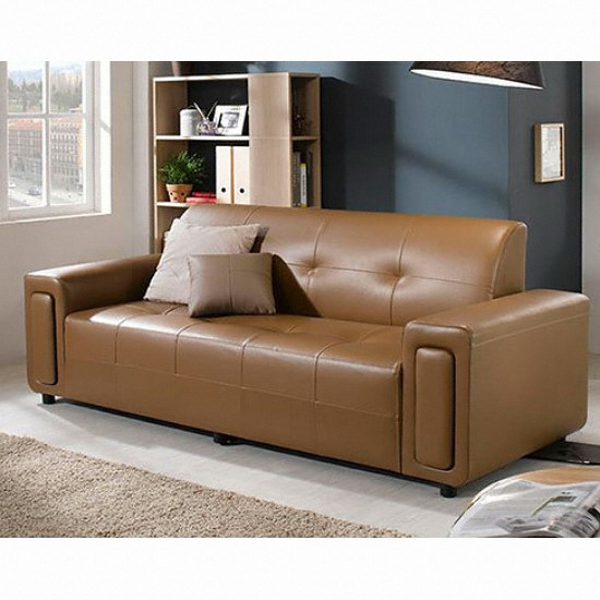 동서가구 라코 가죽소파 3인용_이미지