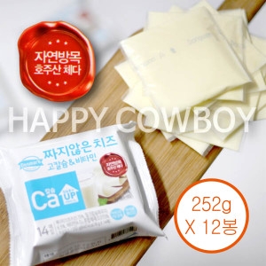 동원F&B 덴마크 짜지않은 치즈 고칼슘 & 비타민 252g (12개)_이미지