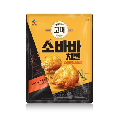 CJ제일제당 고메 소바바치킨 소이허니 순살 180g (1개)_이미지
